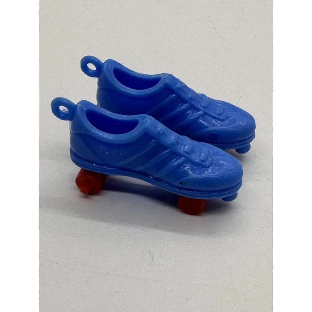 Vintage Mini Roller Skate Charms Blue Plastic Pendant Jewelry Craft Pair‎